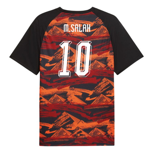 2026-2027 Egypt Warm Up Jersey (Black) (M.Salah 10)-SoccerKits Hub | Buy Soccer Jerseys Online